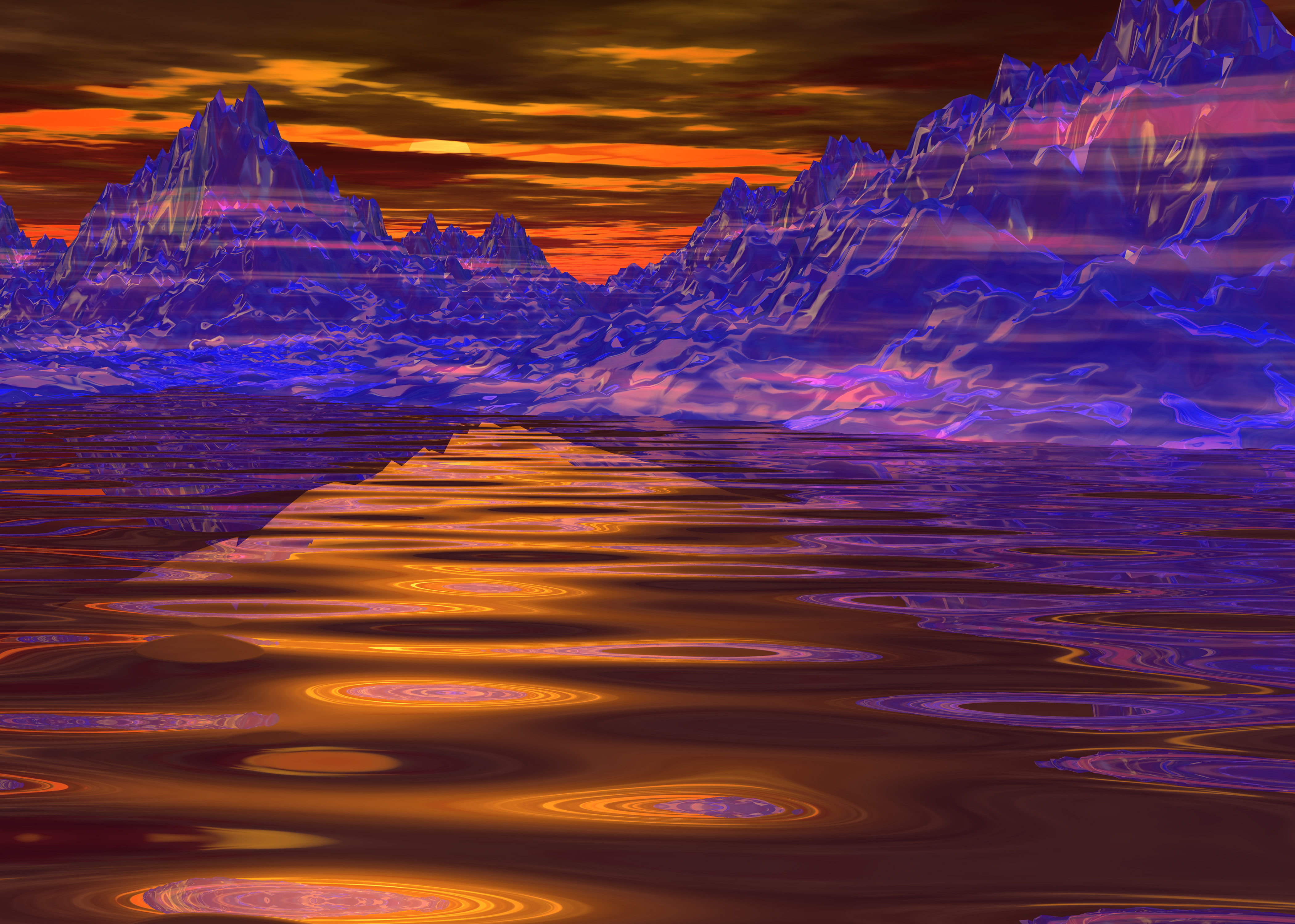 Transparency at Sunset